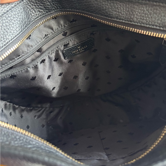 KATE SPADE New York Black Leather Medium Shoulder Bag NWOT - Picture 8 of 10
